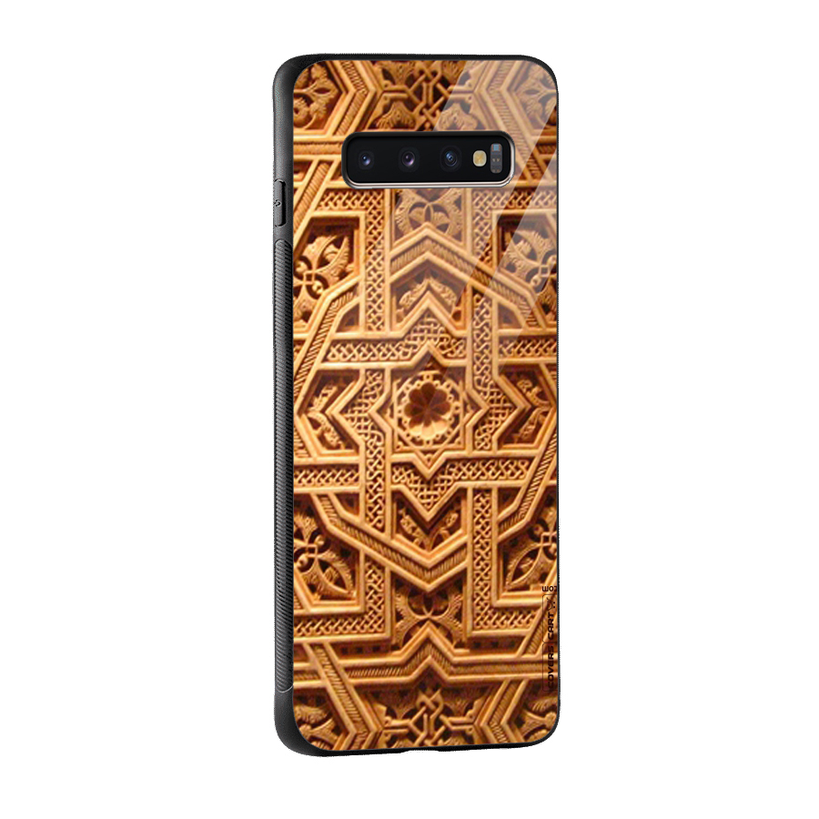Archaic Wall Glass Back Case for Galaxy S10 Plus