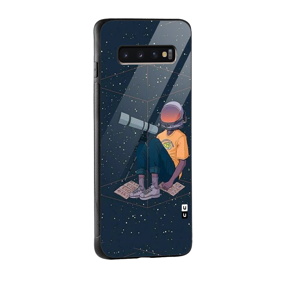 AstroNOT Glass Back Case for Galaxy S10 Plus