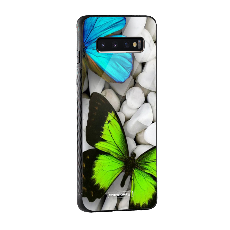 Beautiful Butterflies Glass Back Case for Galaxy S10 Plus
