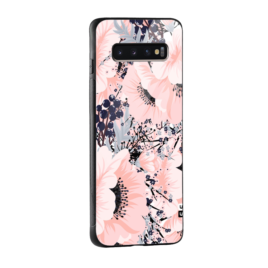 Beautiful Flowers Glass Back Case for Galaxy S10 Plus