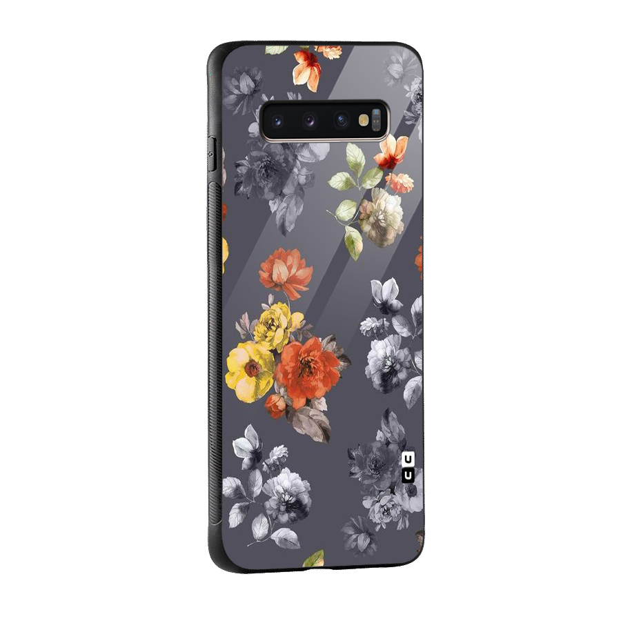 Beauty Art Bloom Glass Back Case for Galaxy S10 Plus