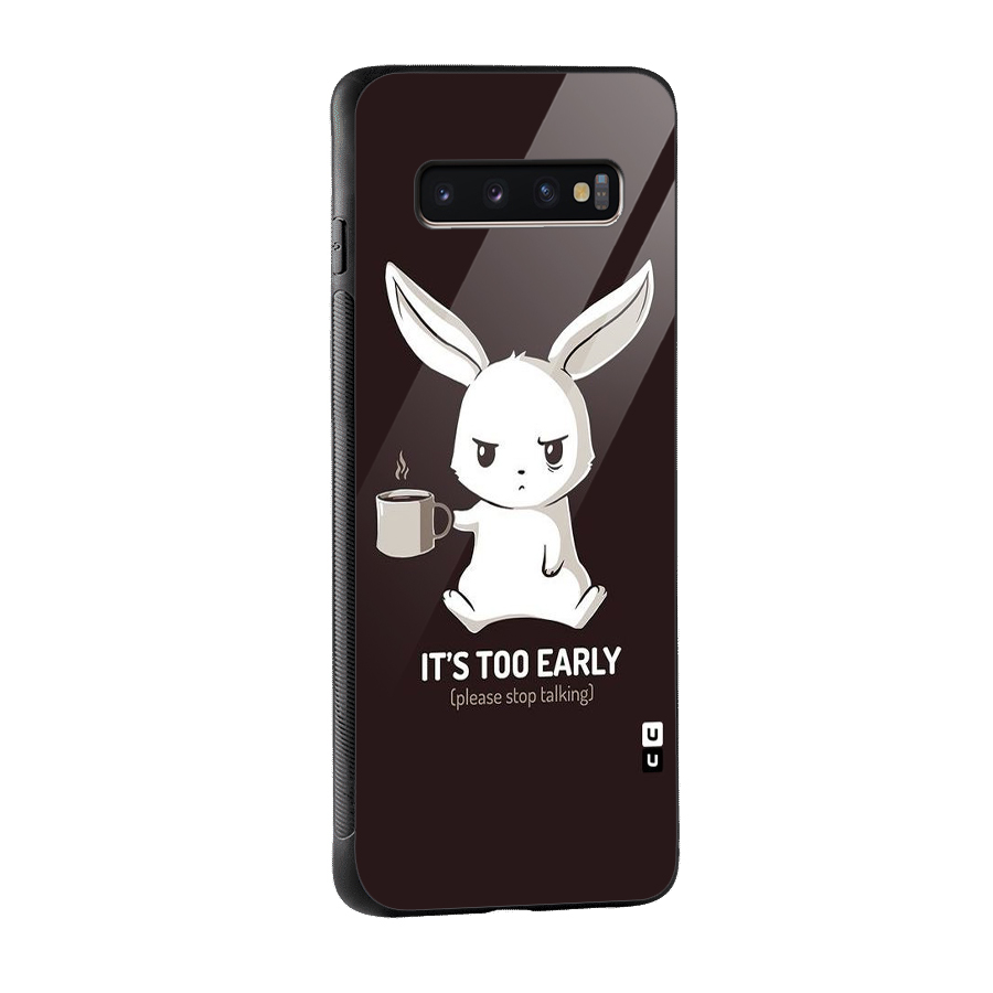 Bunny Early Glass Back Case for Galaxy S10 Plus