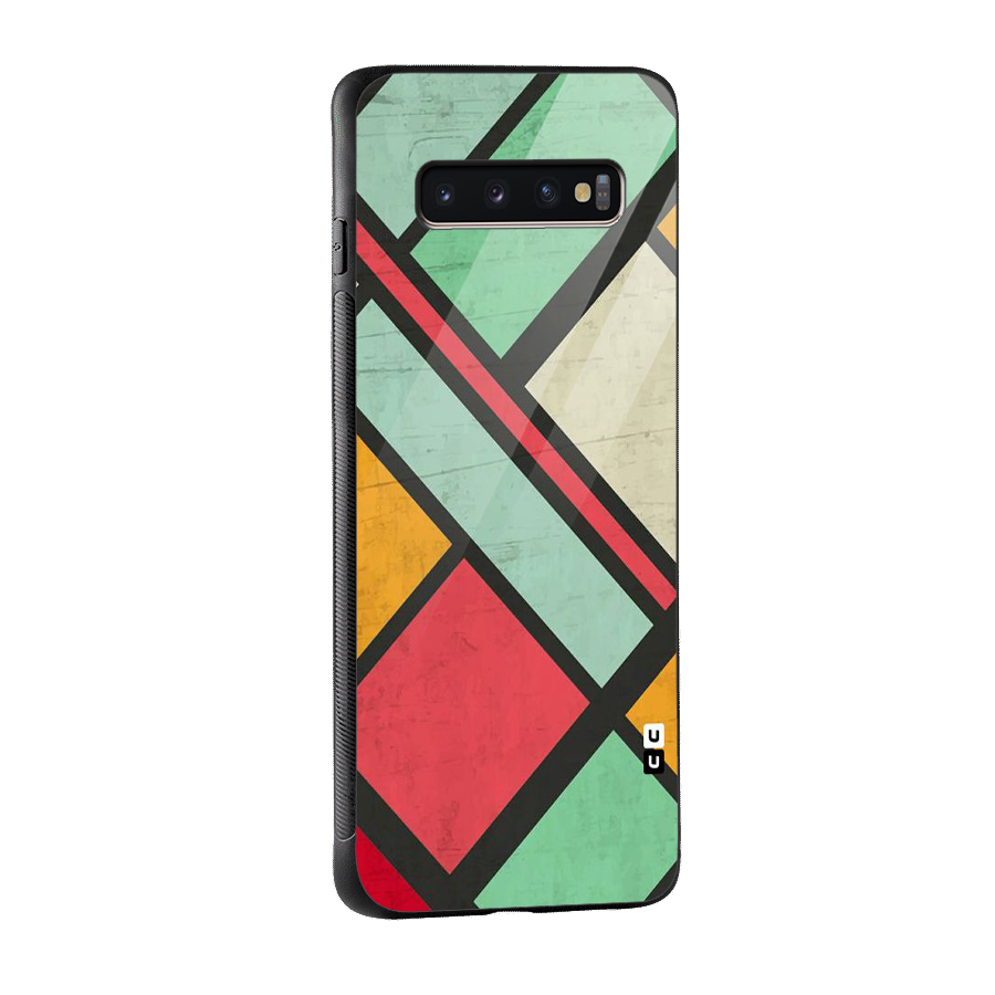 Check Colors Glass Back Case for Galaxy S10 Plus