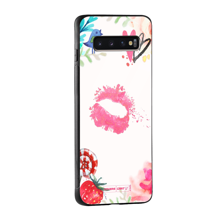 Chirpy Glass Back Case for Galaxy S10 Plus