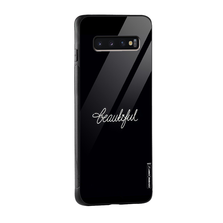 Classic Beautiful Glass Back Case for Galaxy S10 Plus