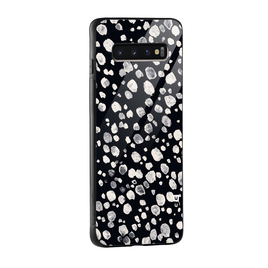 Classic Rocks Pattern Glass Back Case for Galaxy S10 Plus