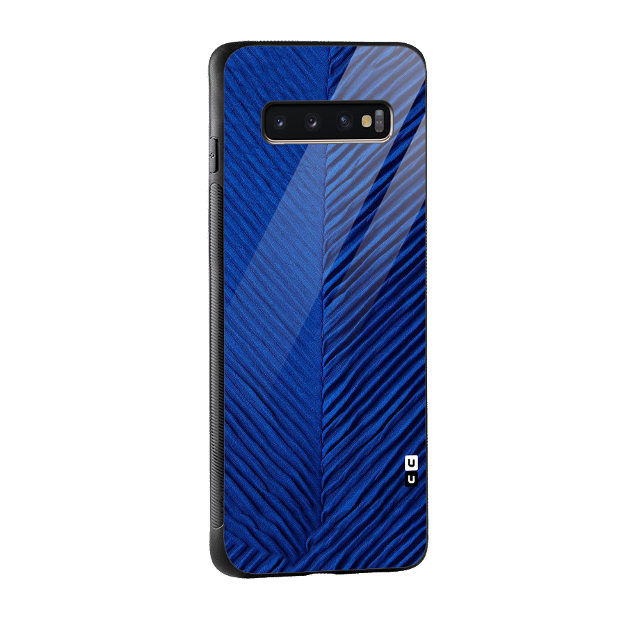 Classy Blues Glass Back Case for Galaxy S10 Plus