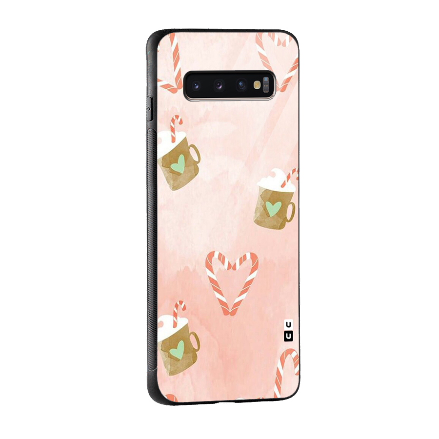Coffee And Candies Glass Back Case for Galaxy S10 Plus