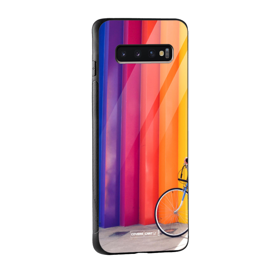 Colorful Walls Glass Back Case for Galaxy S10 Plus