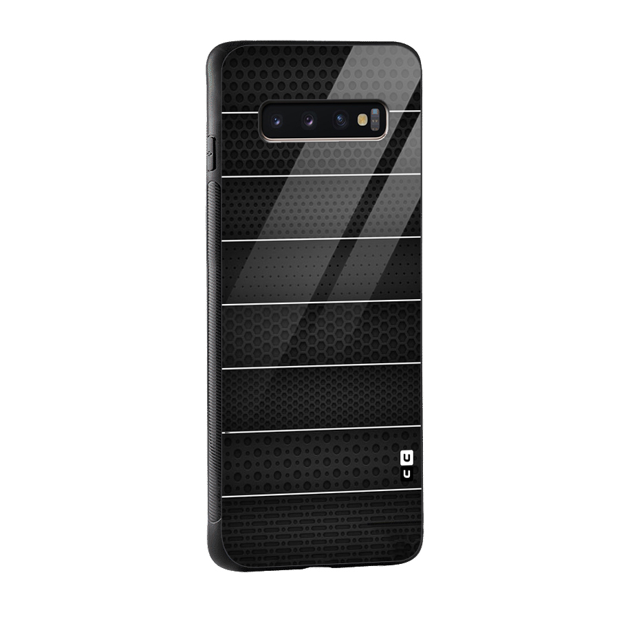 Concrete Stripes Glass Back Case for Galaxy S10 Plus