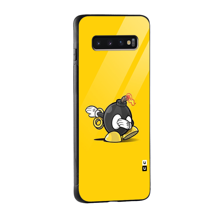 Dab Bomb Glass Back Case for Galaxy S10 Plus