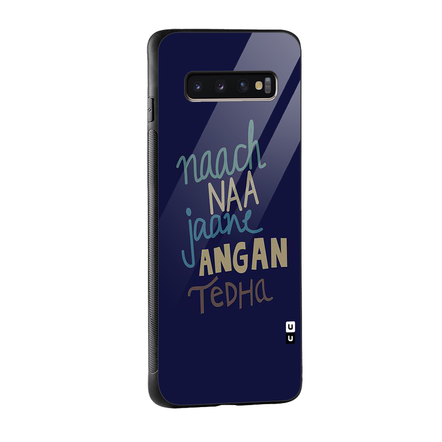 Dance Words Glass Back Case for Galaxy S10 Plus