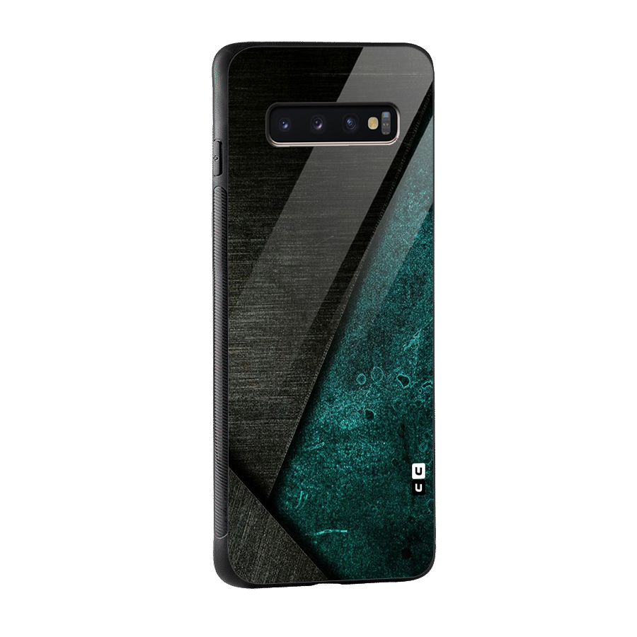 Dark Olive Green Glass Back Case for Galaxy S10 Plus