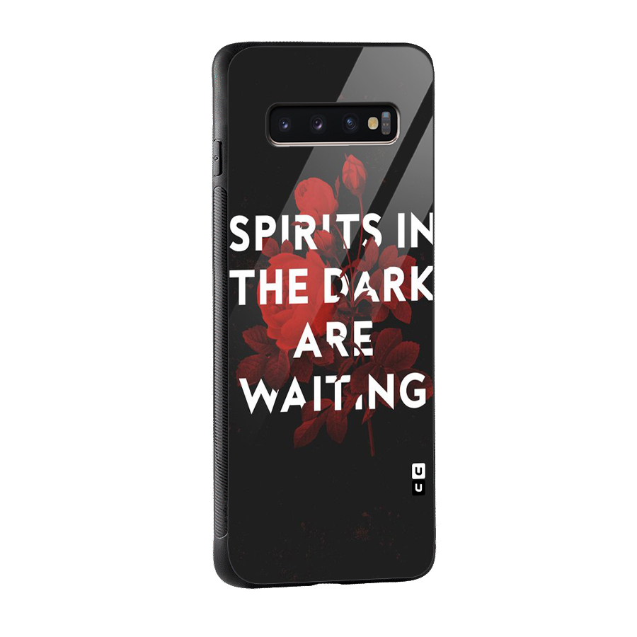Dark Spirits Glass Back Case for Galaxy S10 Plus