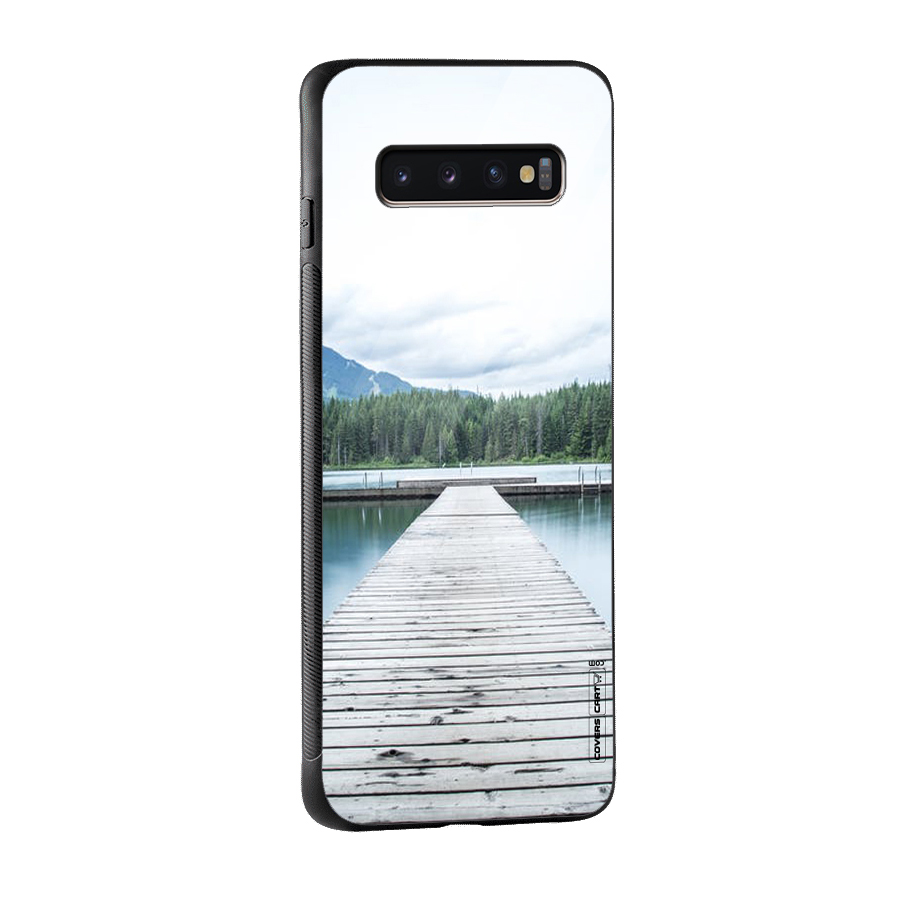 Dock River Glass Back Case for Galaxy S10 Plus