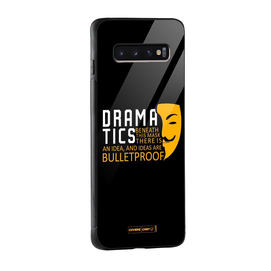 Dramatics Glass Back Case for Galaxy S10 Plus