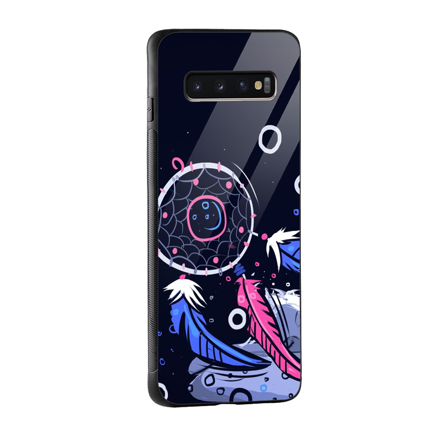 Dream Catcher Minimal Glass Back Case for Galaxy S10 Plus