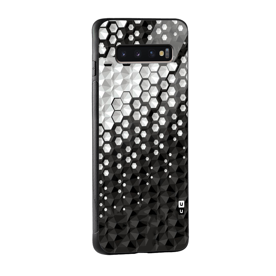 Elite Hexagonal Glass Back Case for Galaxy S10 Plus
