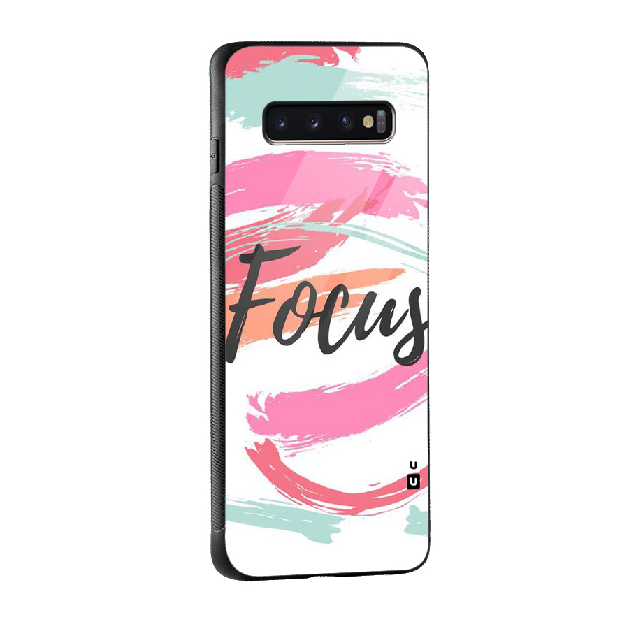 Focus Colours Glass Back Case for Galaxy S10 Plus