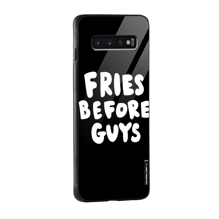 Fries Always Glass Back Case for Galaxy S10 Plus