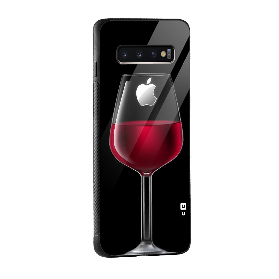 Fruit Printed Design Glass Back Case for Galaxy S10 Plus