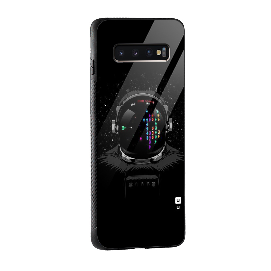 Gamer Head Glass Back Case for Galaxy S10 Plus