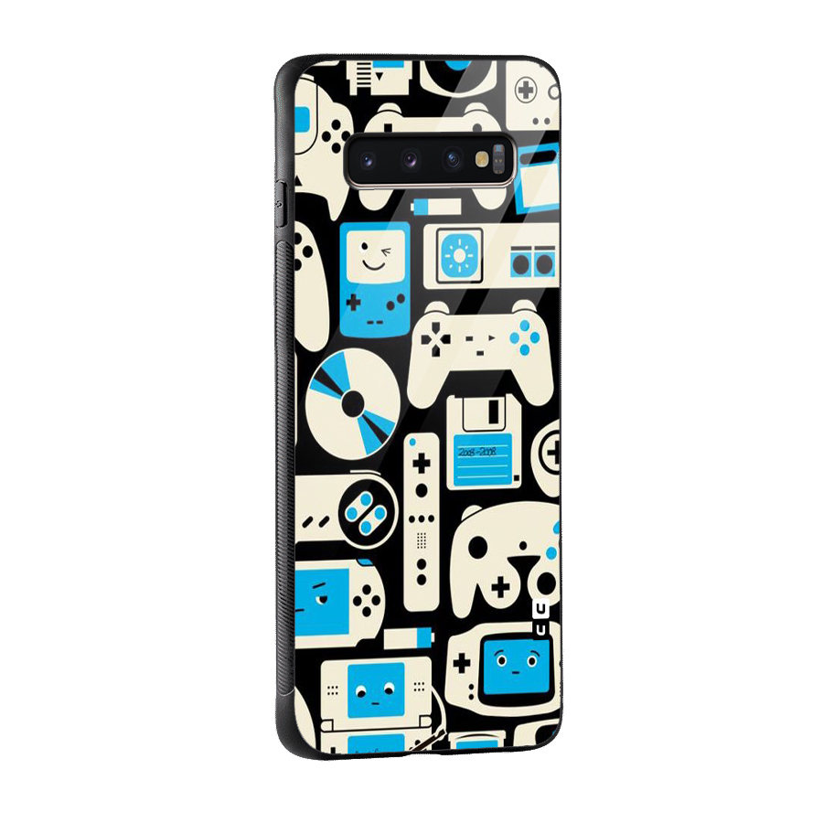 Gamers Glass Back Case for Galaxy S10 Plus