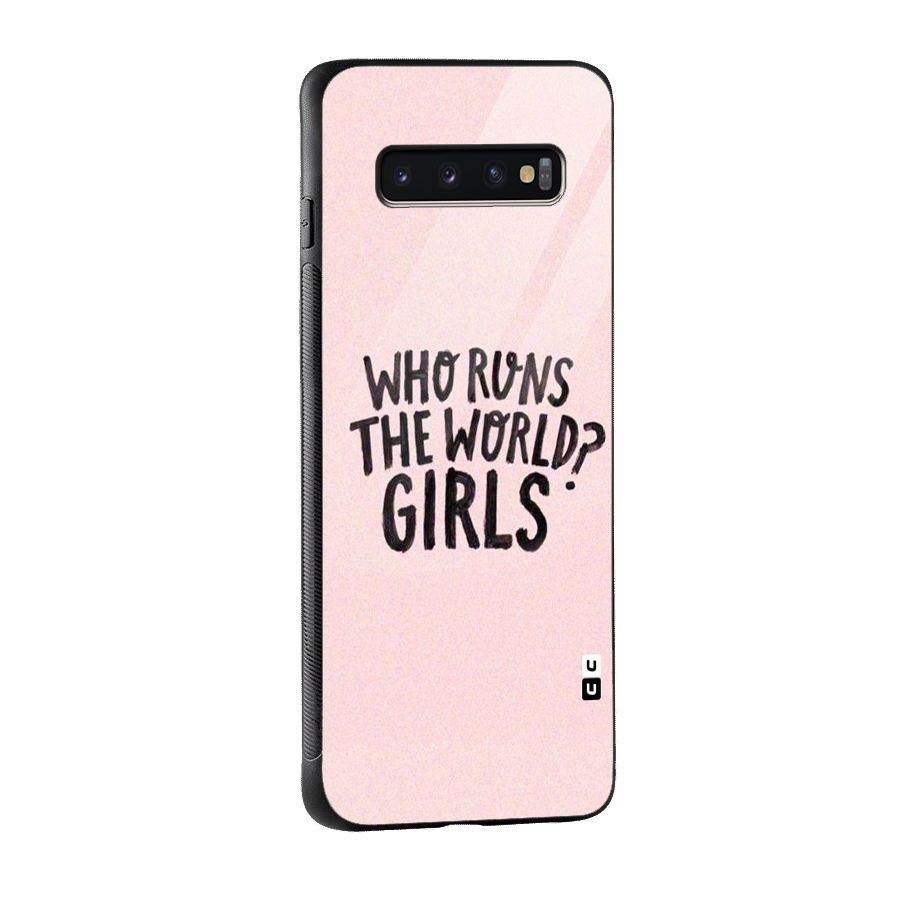 Girls World Glass Back Case for Galaxy S10 Plus