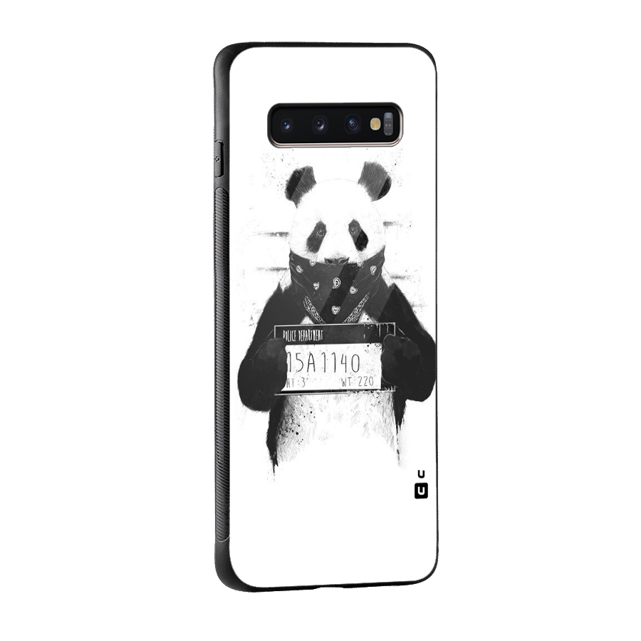 Guilty Panda Glass Back Case for Galaxy S10 Plus