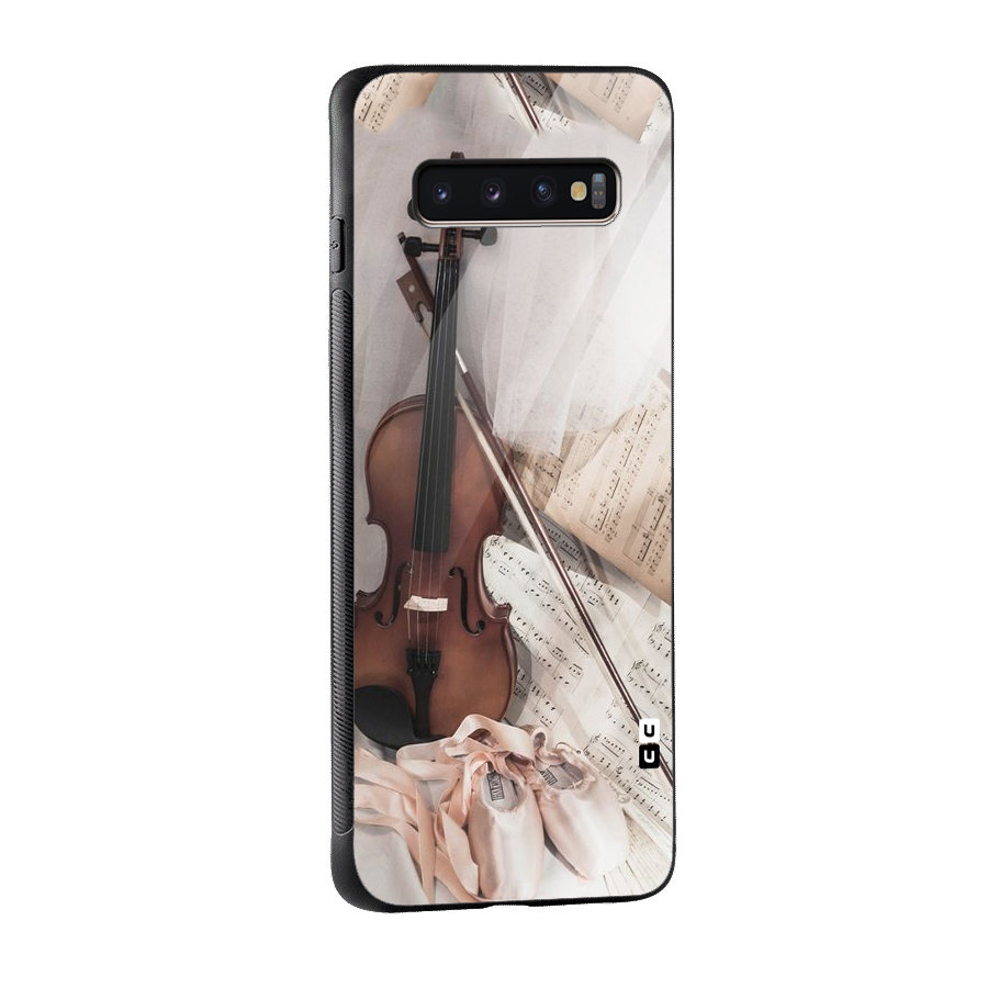 Guitar And Co Glass Back Case for Galaxy S10 Plus