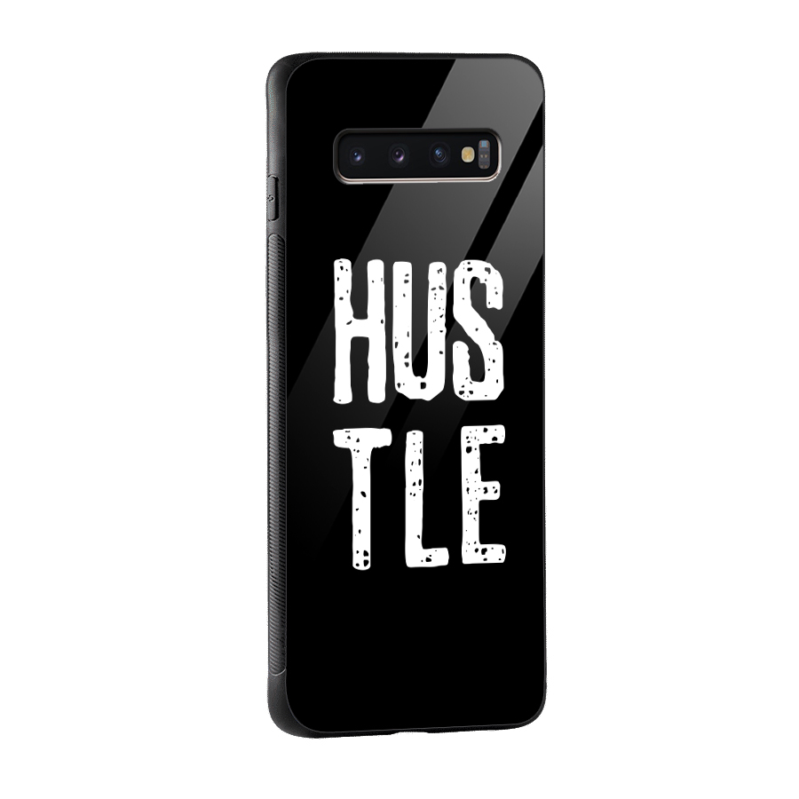 Hustle Glass Back Case for Galaxy S10 Plus