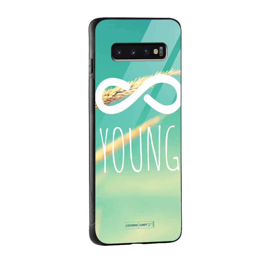Infinity Young Glass Back Case for Galaxy S10 Plus