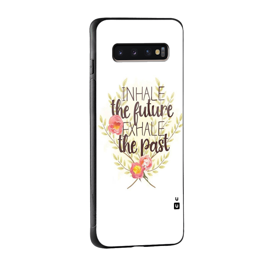 Inhale Future Glass Back Case for Galaxy S10 Plus