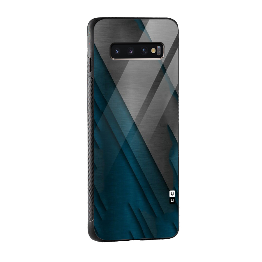 Just Lines Glass Back Case for Galaxy S10 Plus