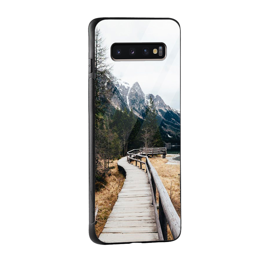 Just Wander Glass Back Case for Galaxy S10 Plus