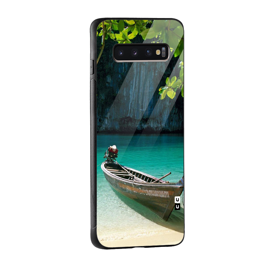 Lets Cross Over Glass Back Case for Galaxy S10 Plus