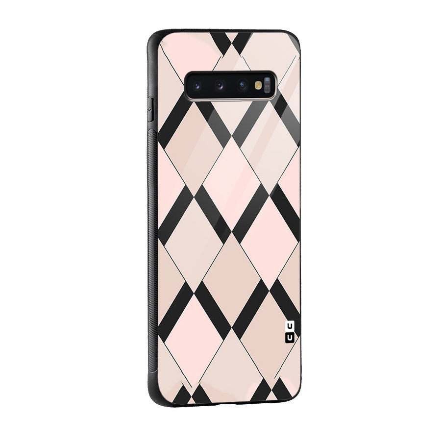 Light Pink Glass Back Case for Galaxy S10 Plus