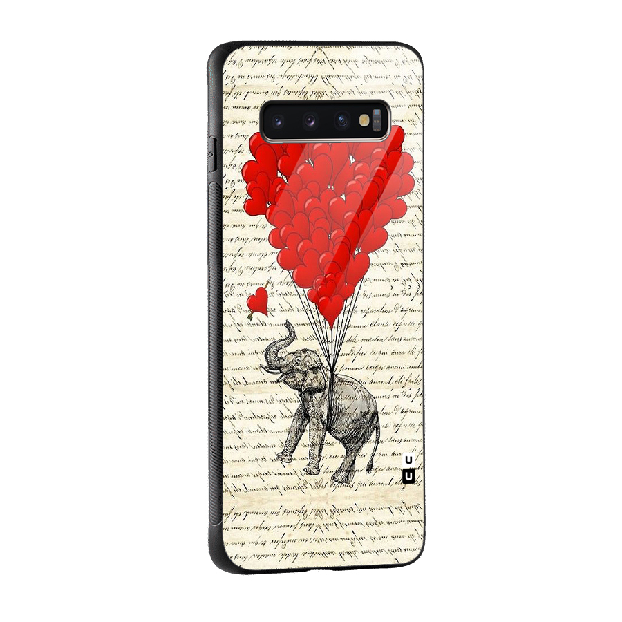Love Weight Glass Back Case for Galaxy S10 Plus