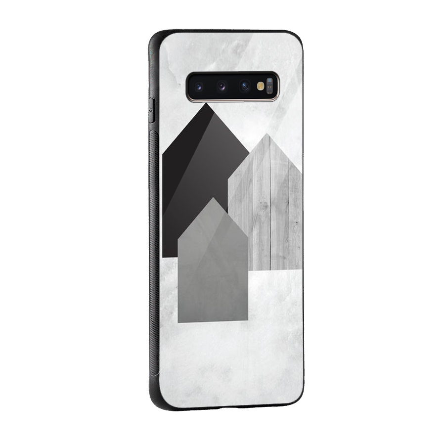 Marble Poster Glass Back Case for Galaxy S10 Plus