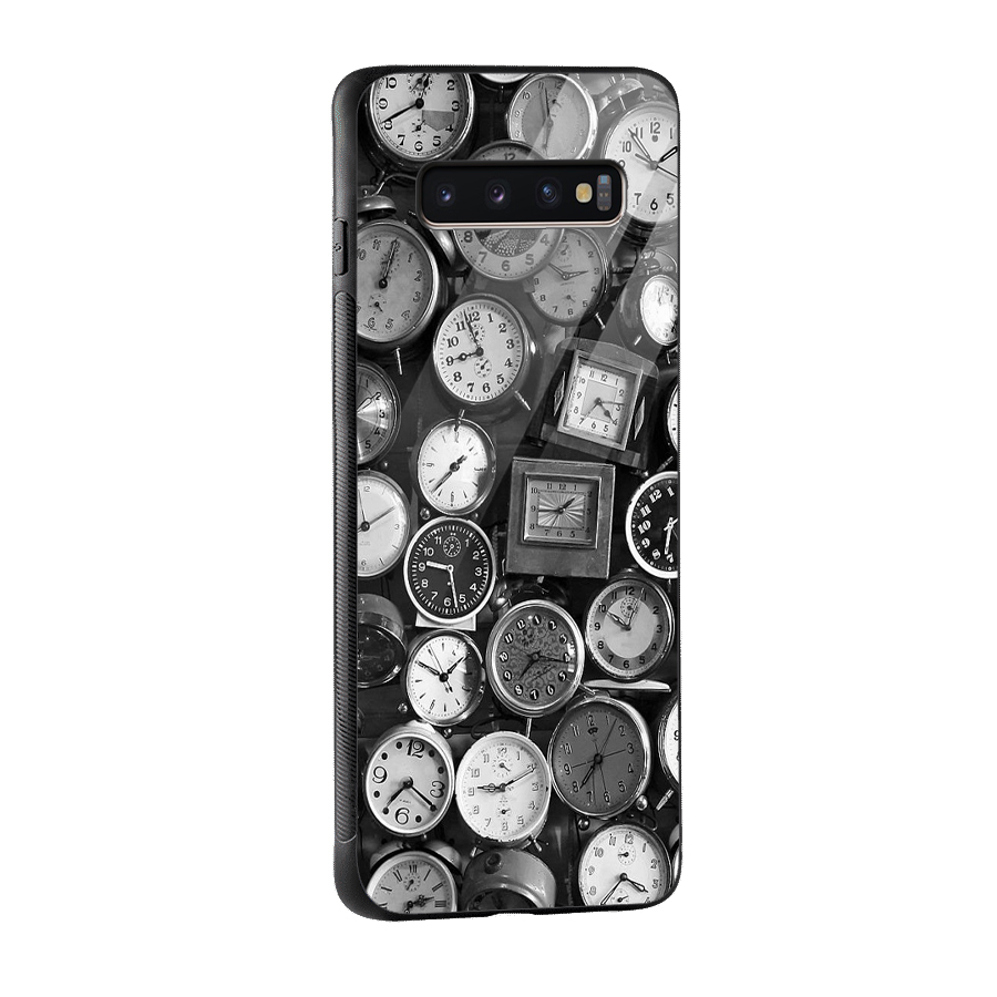 Monochrome Collection Glass Back Case for Galaxy S10 Plus