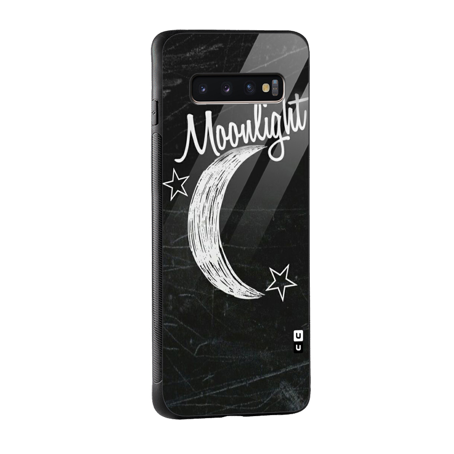 Moon Light Glass Back Case for Galaxy S10 Plus