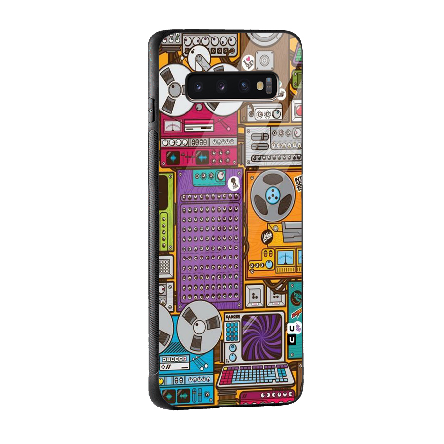 Music Decks Glass Back Case for Galaxy S10 Plus