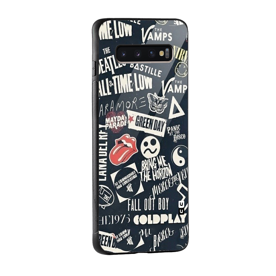 Music My Paradise Glass Back Case for Galaxy S10 Plus