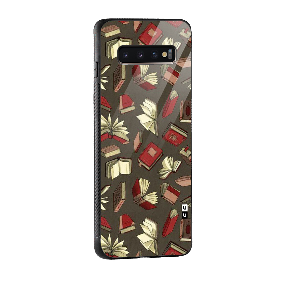 Nerd Head Glass Back Case for Galaxy S10 Plus