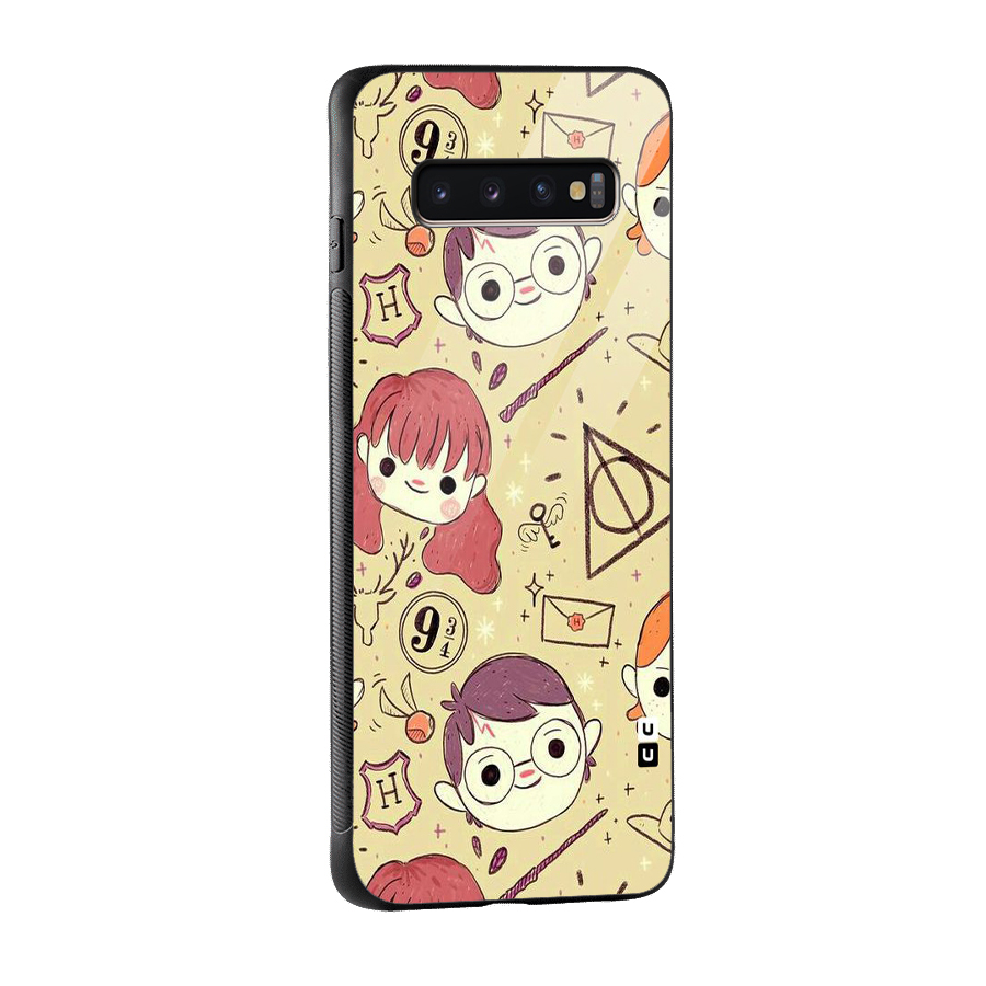 Nerds Glass Back Case for Galaxy S10 Plus