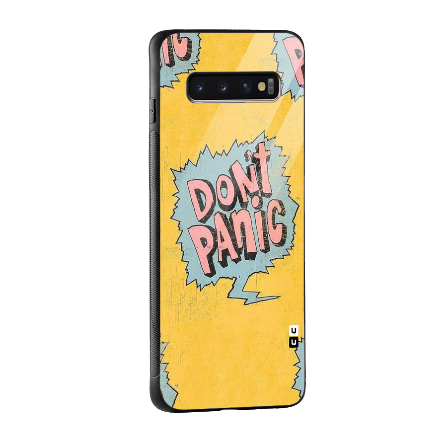 No Panic Glass Back Case for Galaxy S10 Plus