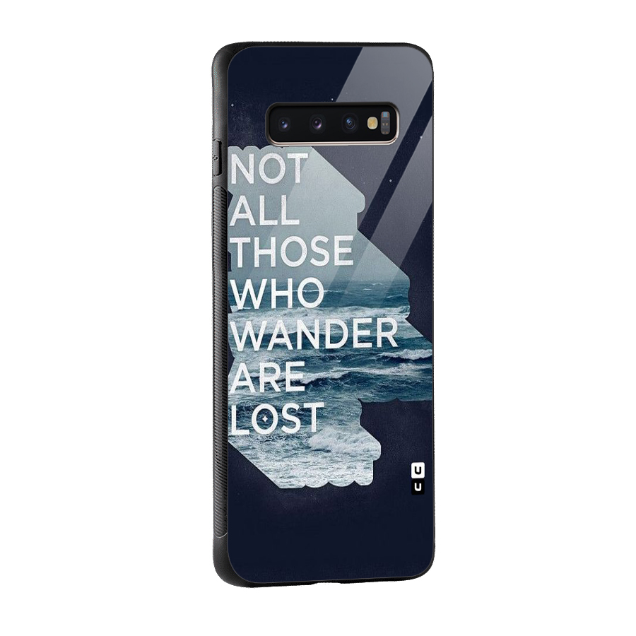 Not Lost Glass Back Case for Galaxy S10 Plus