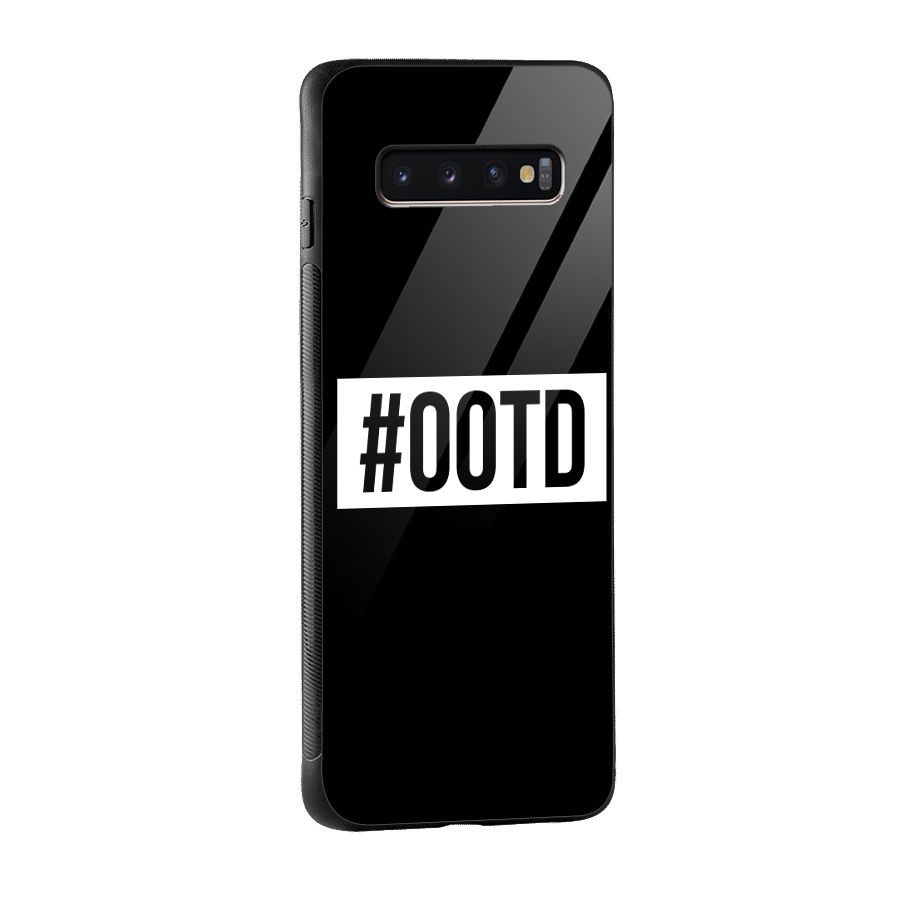 OOTD Glass Back Case for Galaxy S10 Plus
