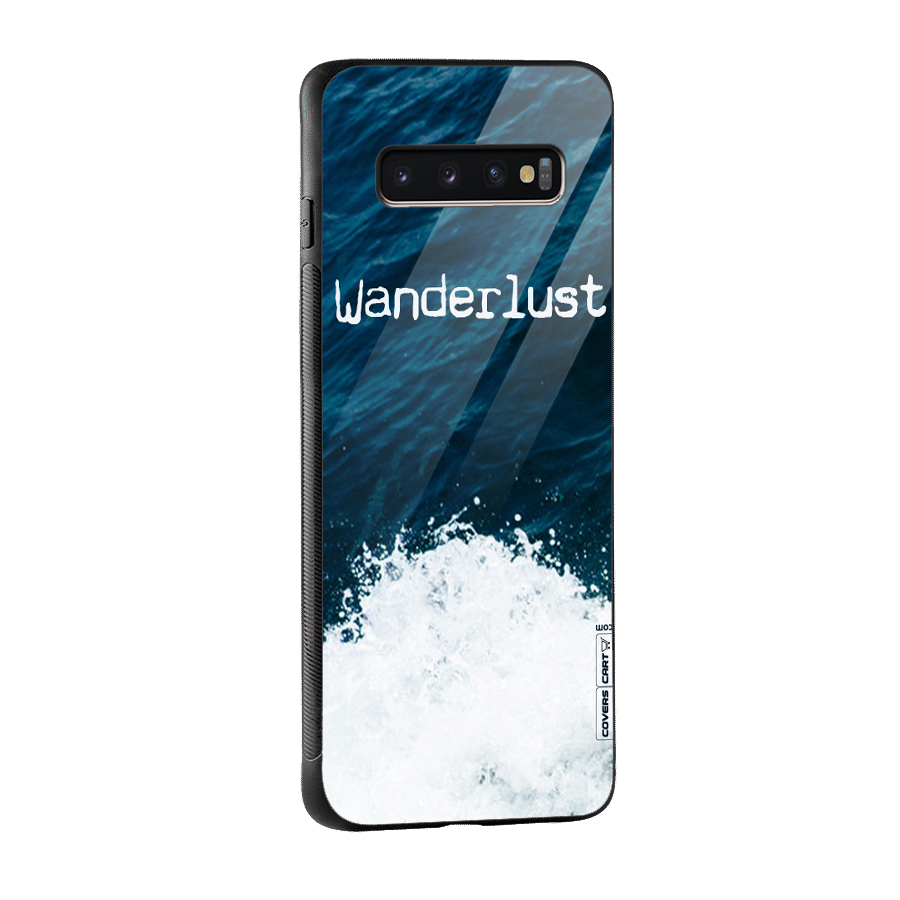 Ocean Wanderlust Glass Back Case for Galaxy S10 Plus