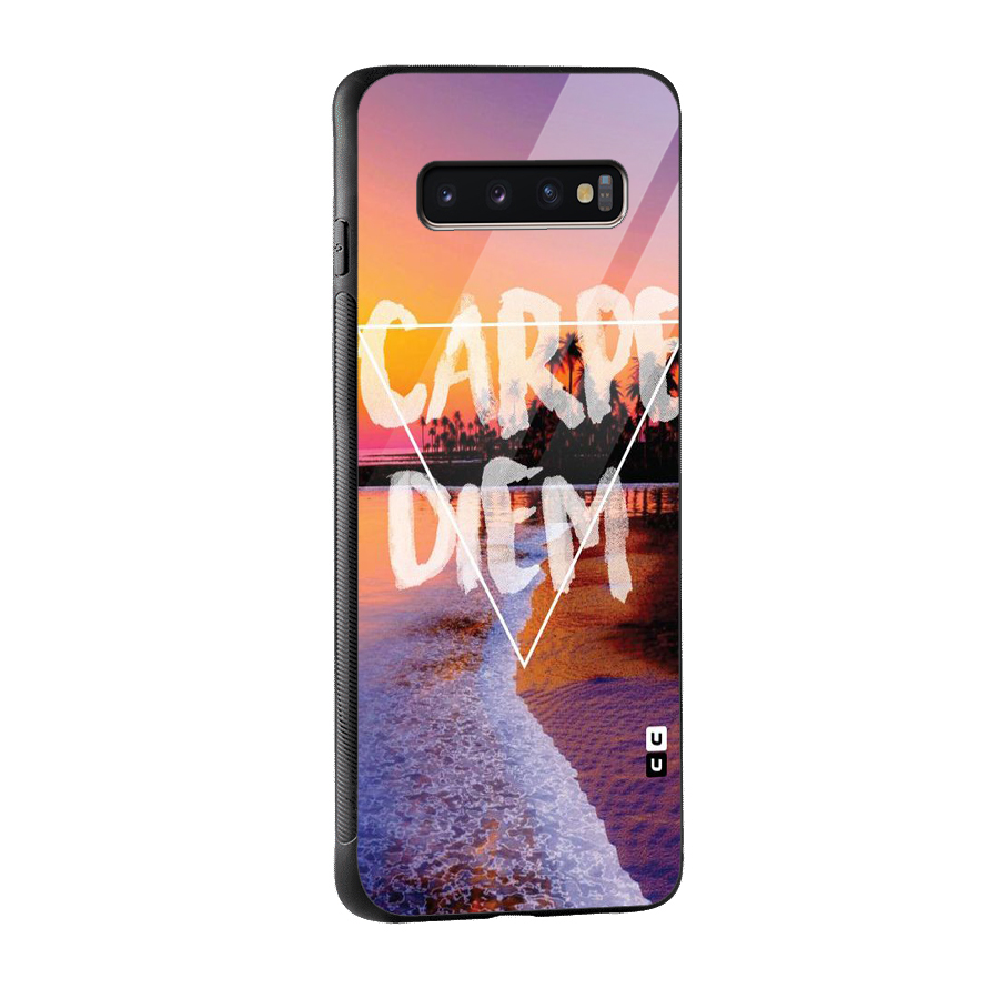 Oceanic Diem Glass Back Case for Galaxy S10 Plus